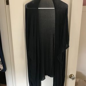 brandy mel longfront oversized open cardigan tunic